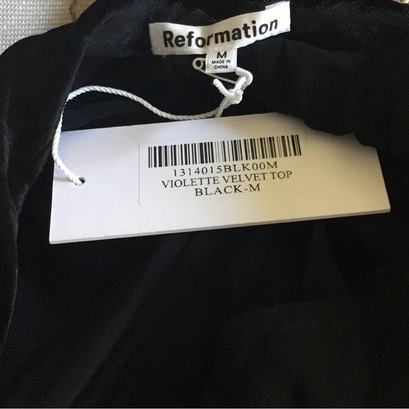 Reformation Violette Velvet Top - Picture 10 of 15